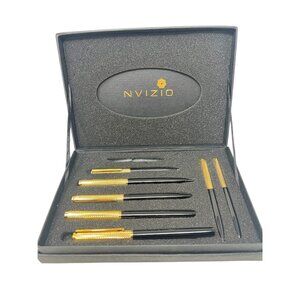 Nvizio Luxury Pen Set Fountain Ballpoint Rolling Ball Petite Filio Pen Pencil